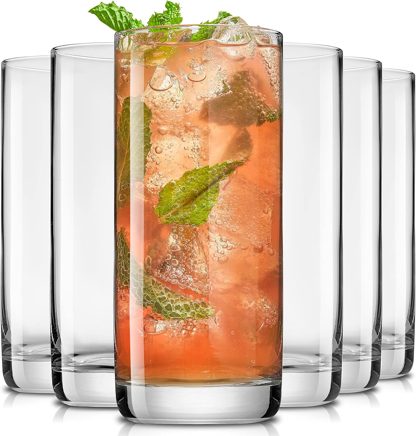 Faye 13oz Highball Glasses, 6p - Highball Glass Set ulasan dan harga
