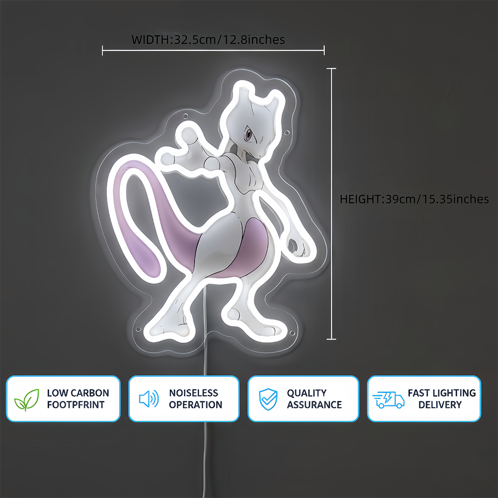 Custom Anime Pokemon Mewtwo Ac - Home Bar Supplies ulasan dan harga
