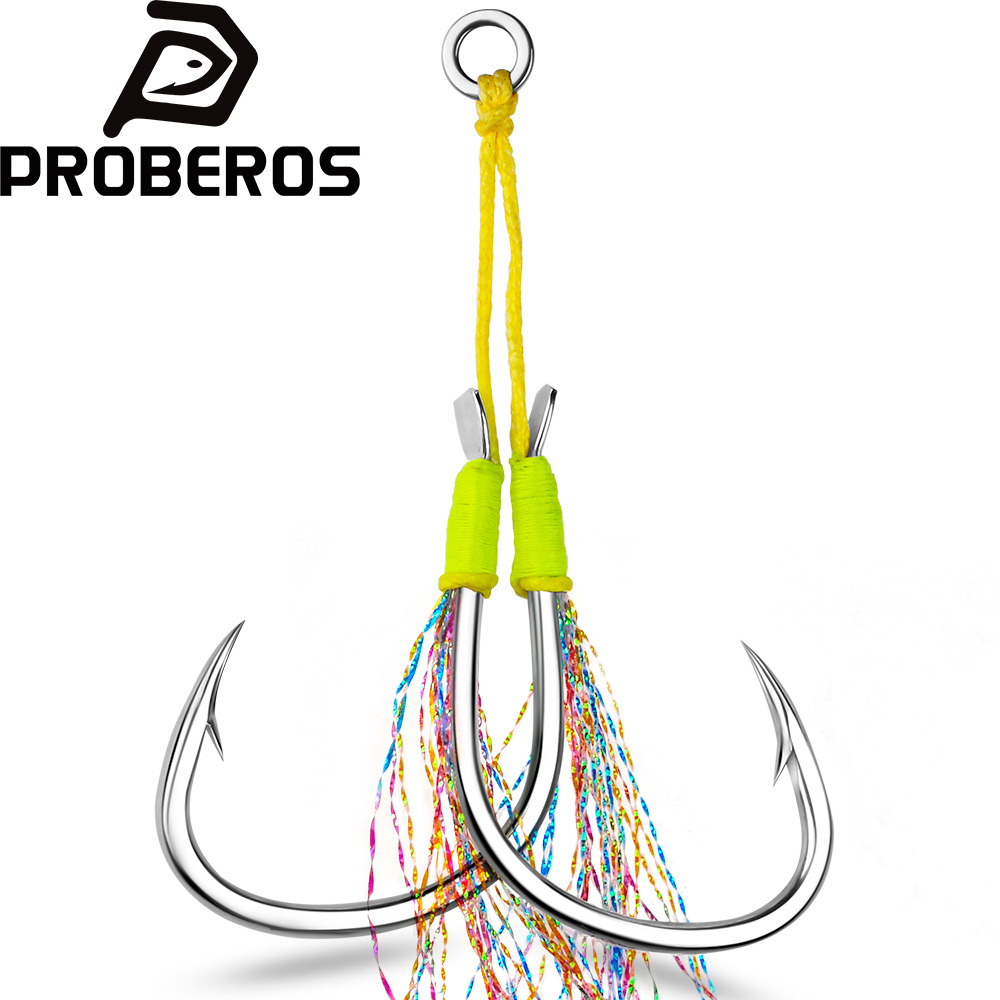 PROBEROS 1-5 Slow Jig Feather  - Jigger Double Sided ulasan dan harga