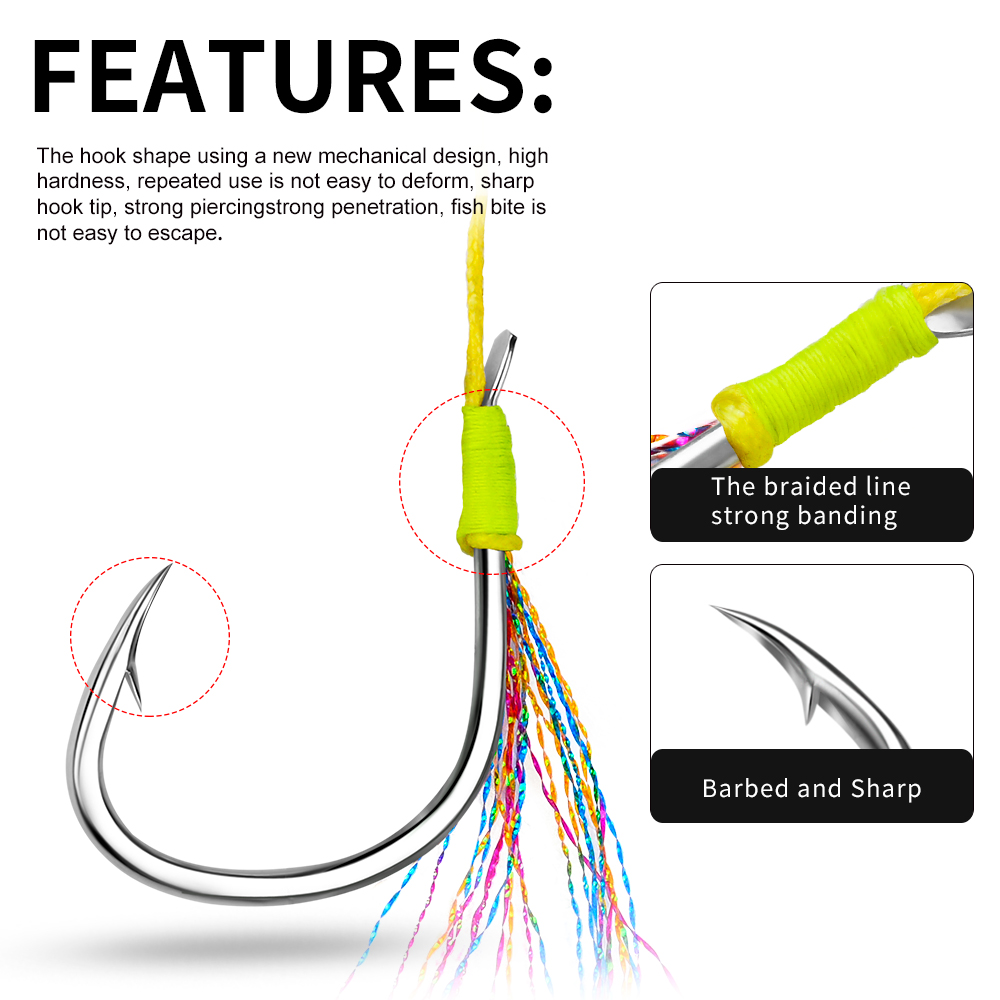 PROBEROS 1-5 Slow Jig Feather  - Jigger Double Sided ulasan dan harga