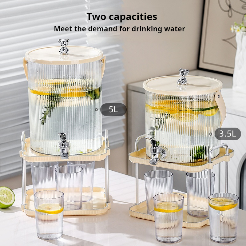 5L/3.5L Cold Water Kettle with - Citrus Juicer Bar ulasan dan harga