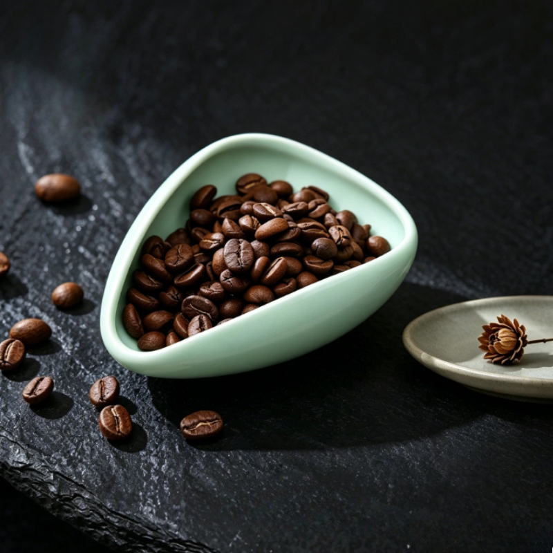 multicolour Coffee Bean Plate  - Home Bar Cafe ulasan dan harga