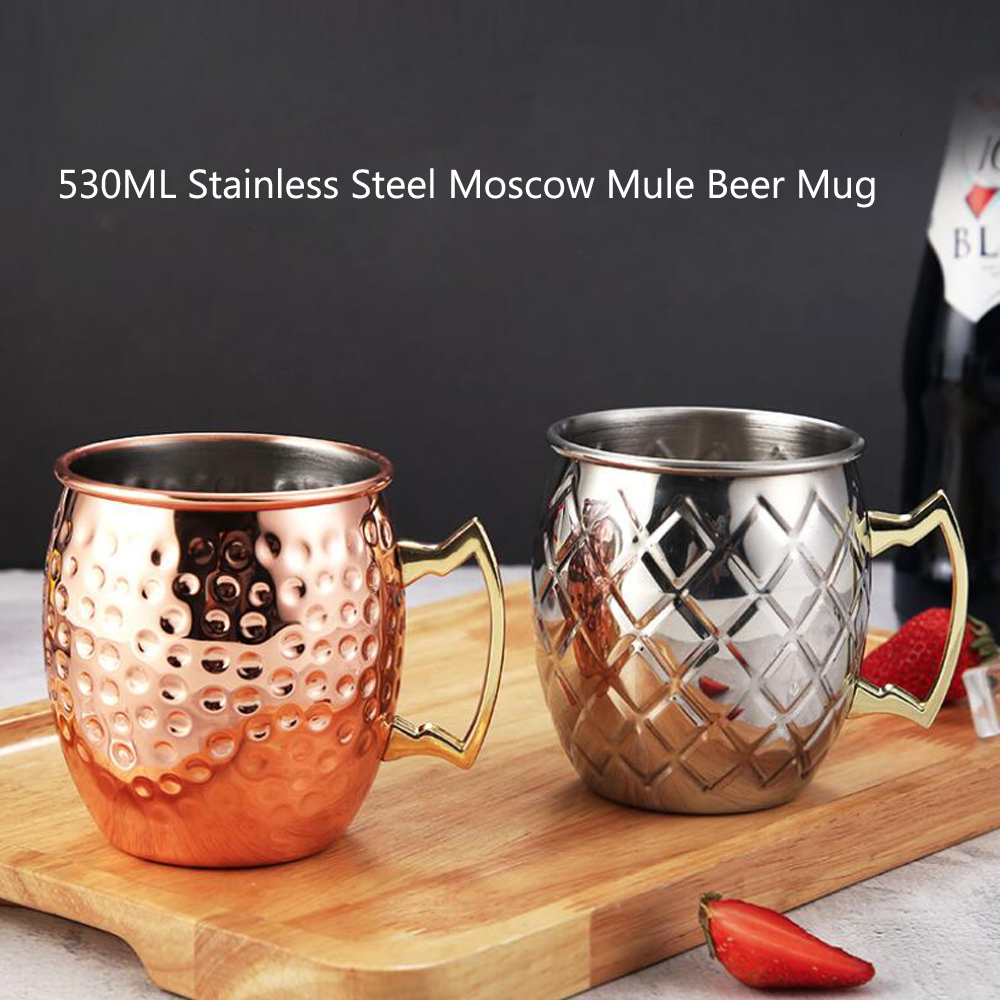 530ML Stainless Steel Moscow M - Mule Copper Mug ulasan dan harga