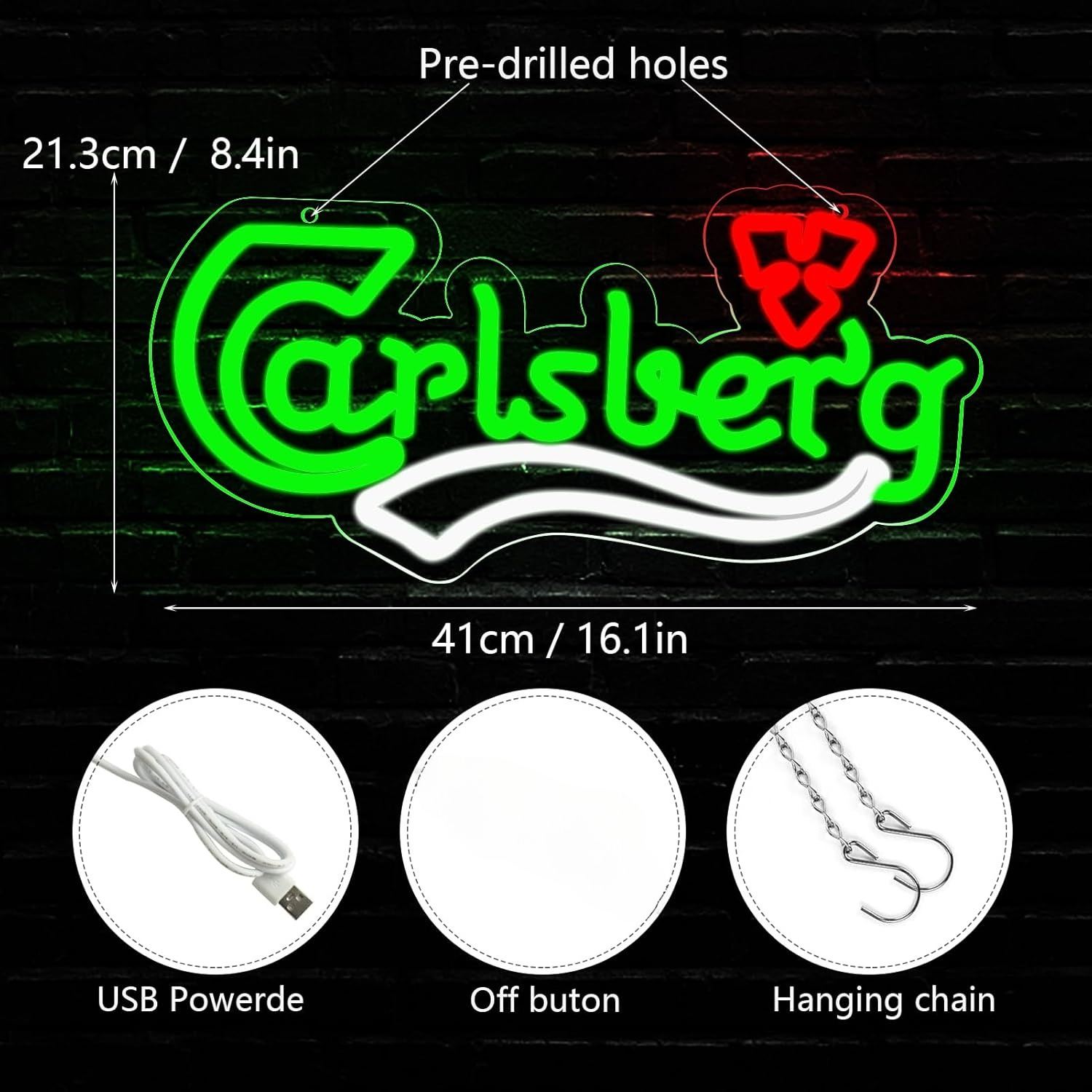 Beer Neon Sign Business USB Le - Home Bar And Kitchen ulasan dan harga