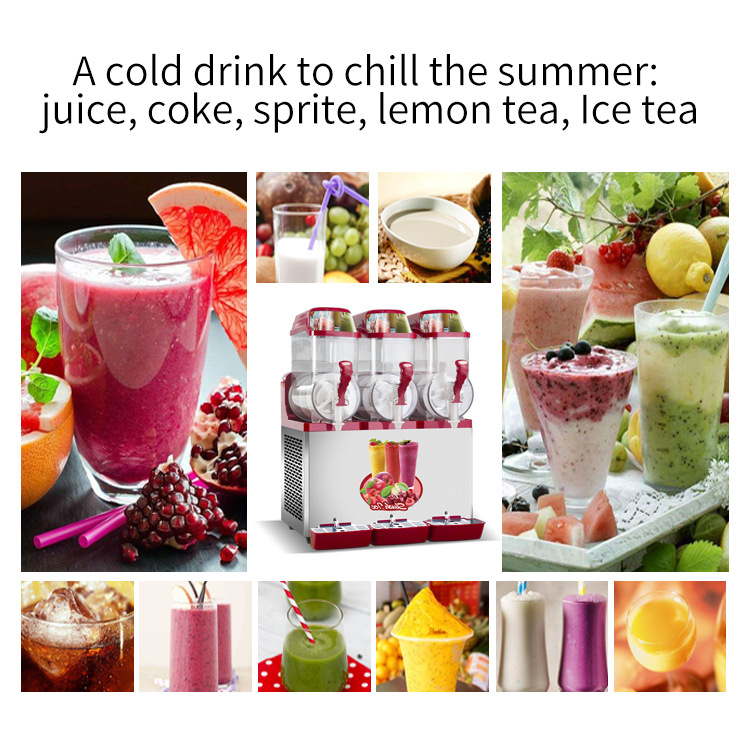 Commercial Slush Machine 1/2/3 - Citrus Juicer Bar ulasan dan harga